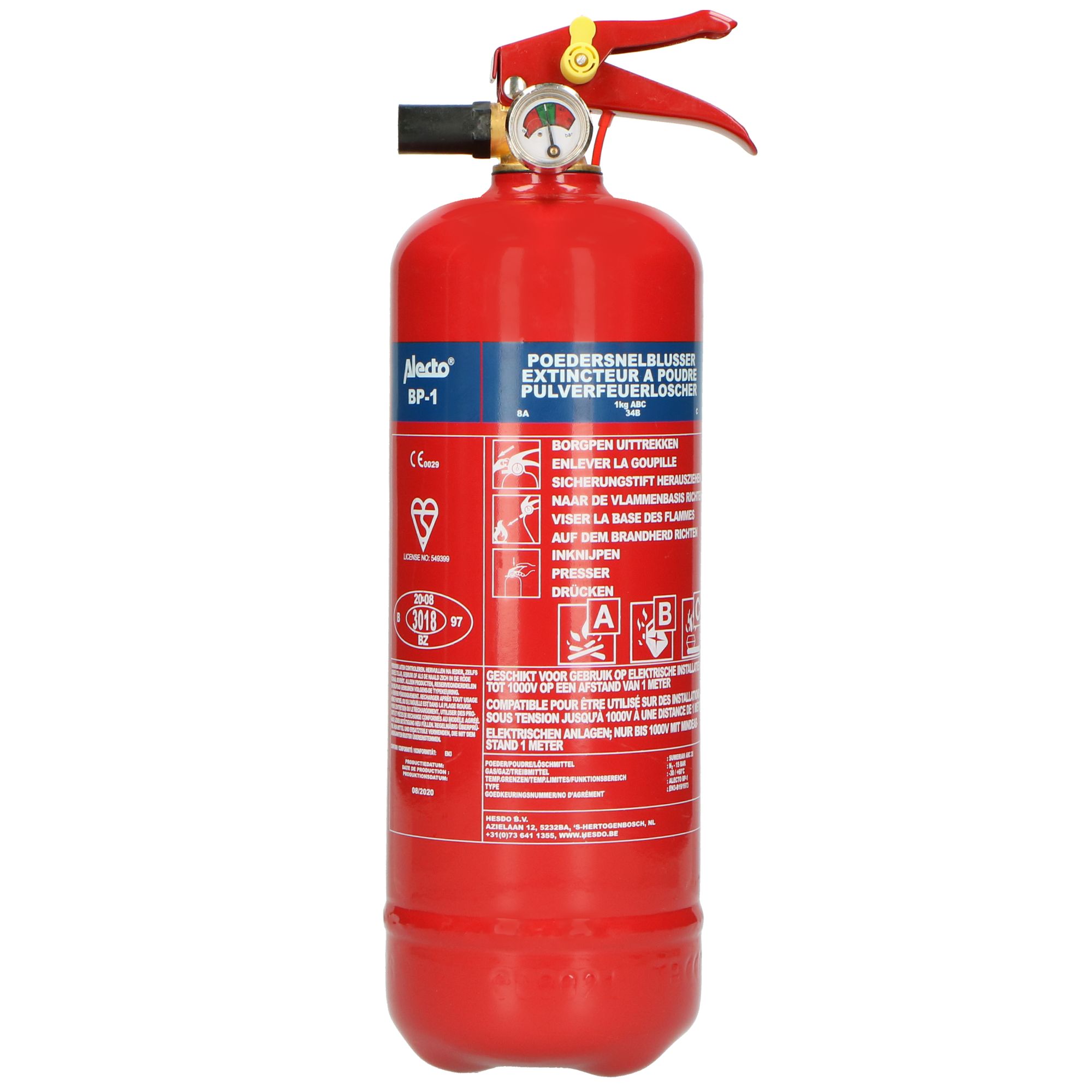 Alecto BP1 Poederblusser - 1 kg