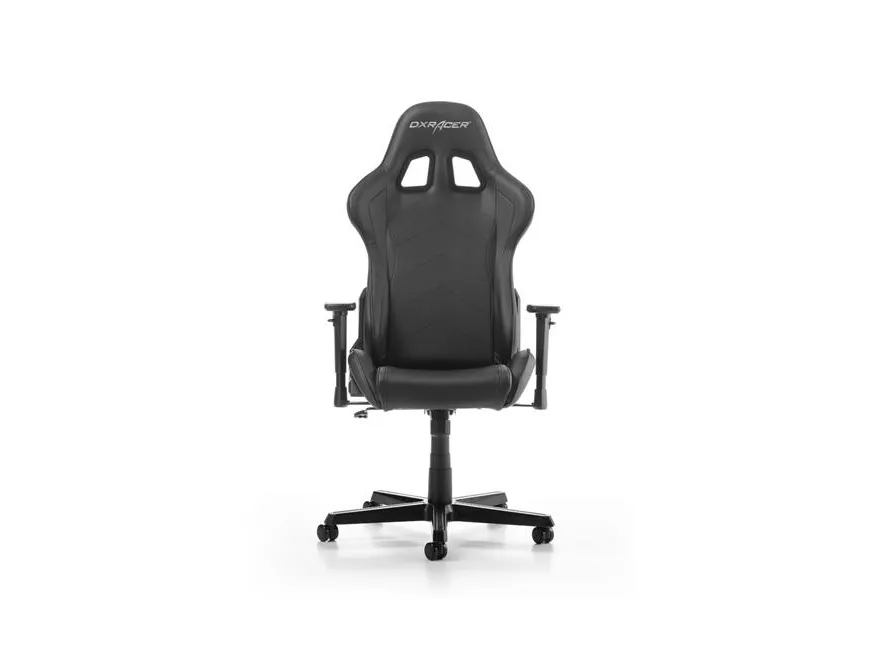 DXRacer Formula Series F08-N - Stol - armstøtter - T-formet - drejeled - polyuretan-læder - sort