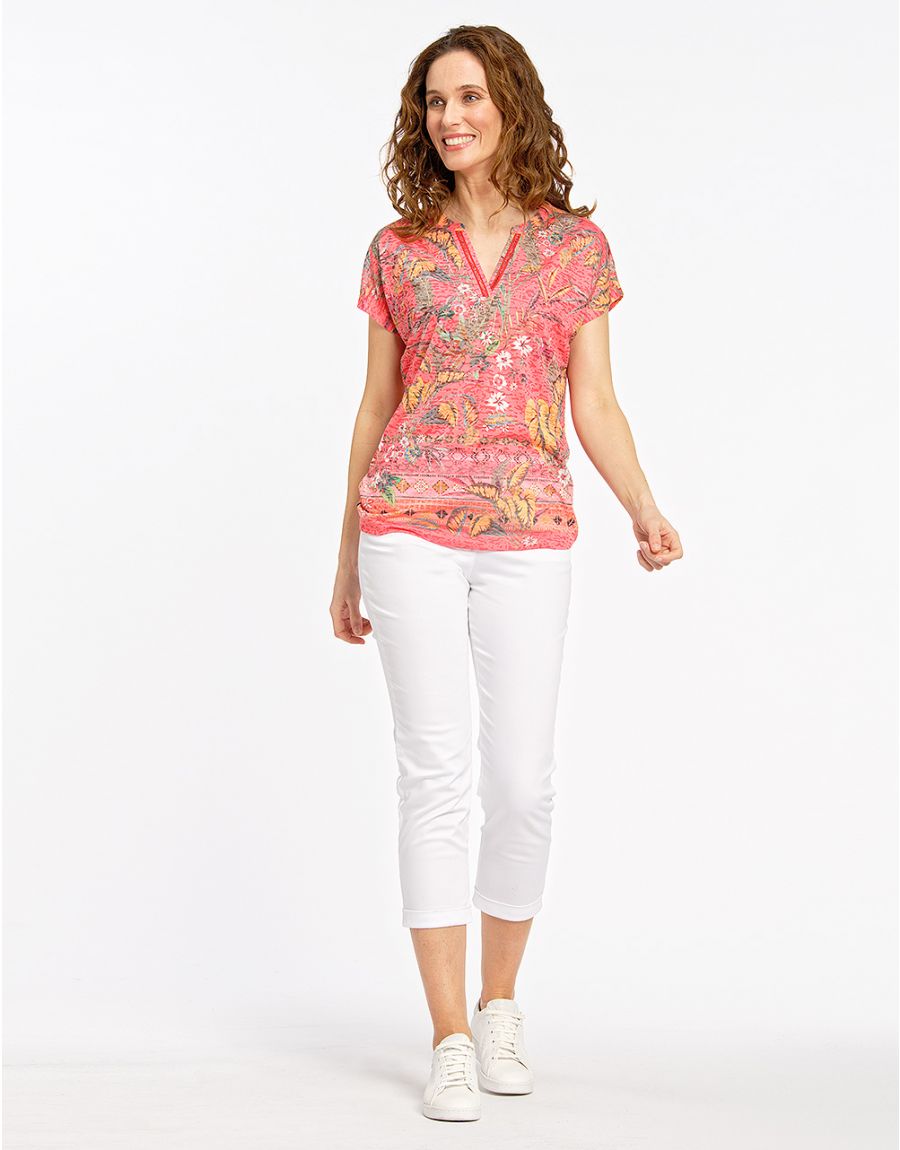T-shirt rose floral