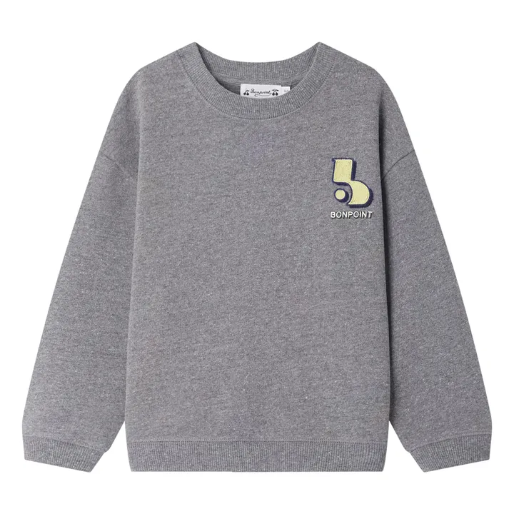 Bonpoint Sweat Tonino Logo | Gris anthracite