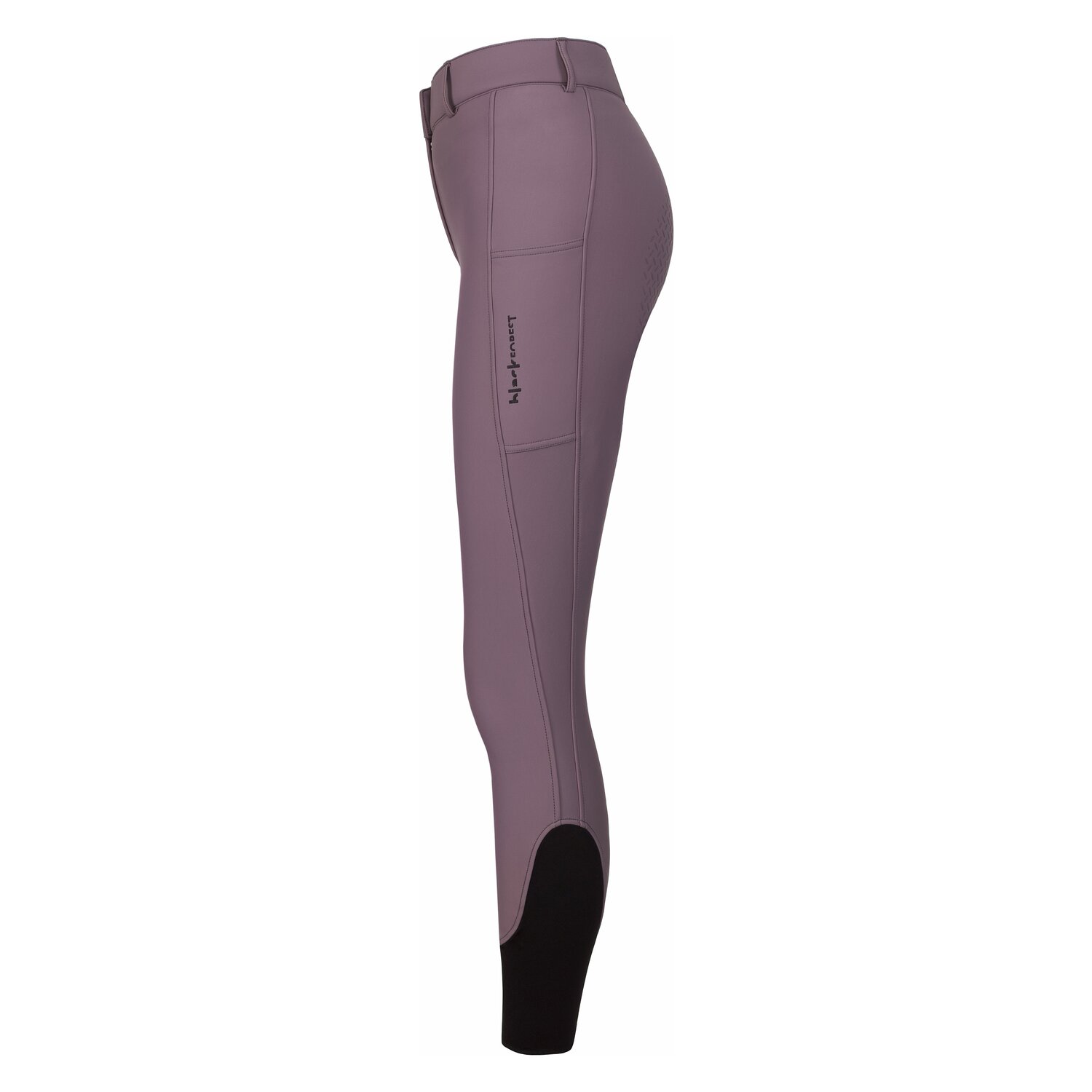 black forest Softshell Grip-Vollbesatz-Reithose  - vintage grape