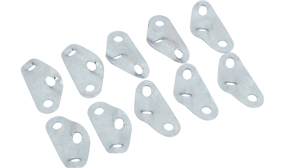 Bardun strammere 3 huls, 3,8cm,Alu.10st
