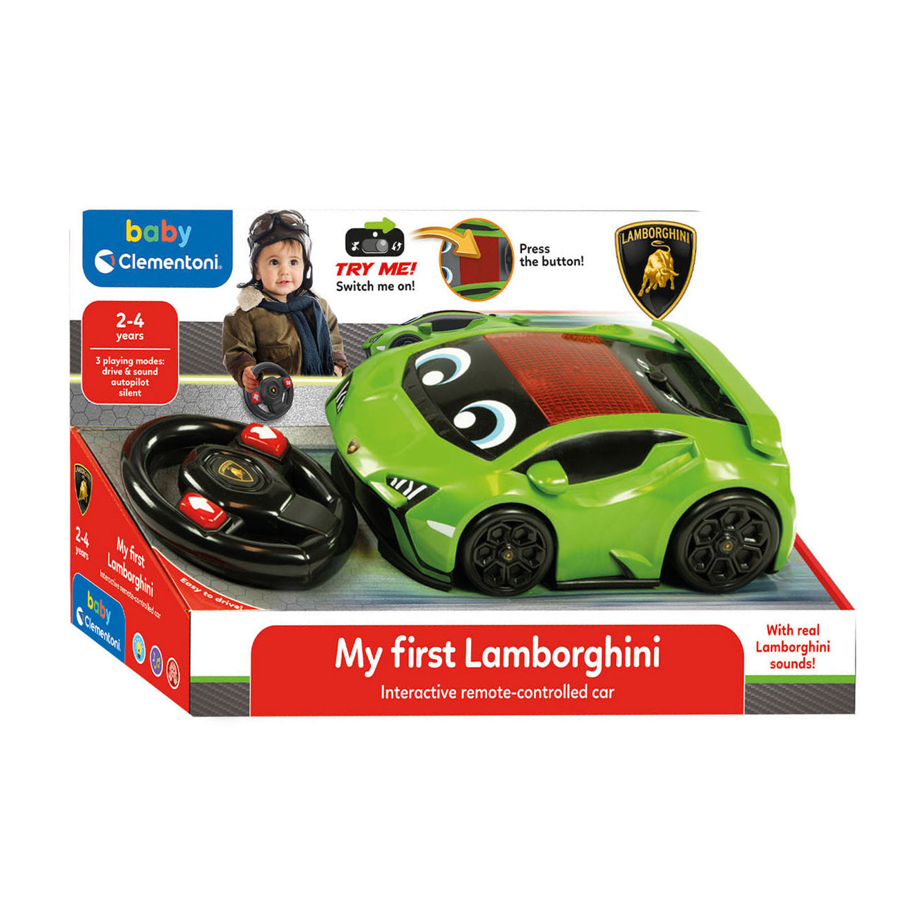 Clementoni BabyMijn Eerste LamborghiniRC Bestuurbare Auto