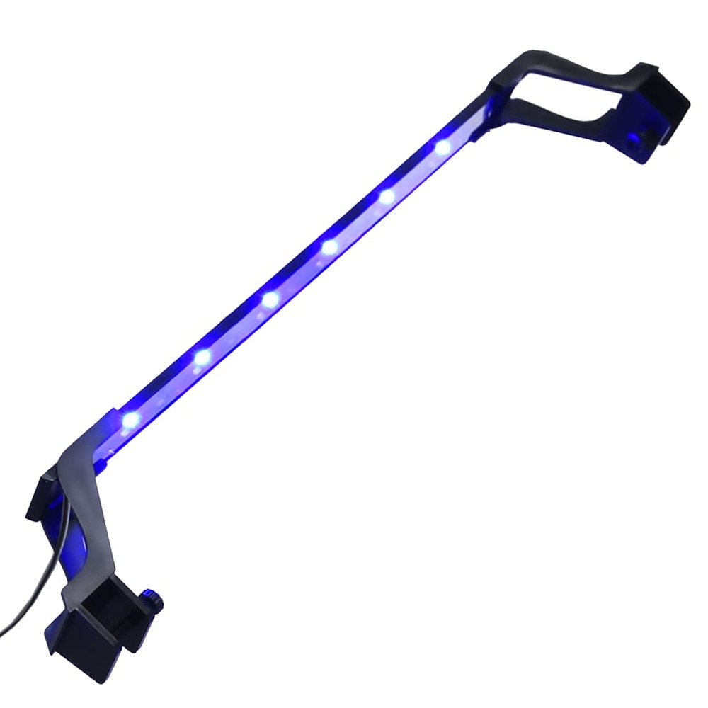 Lampe à led d'aquarium avec pinces 55-70 cm bleu et blanc