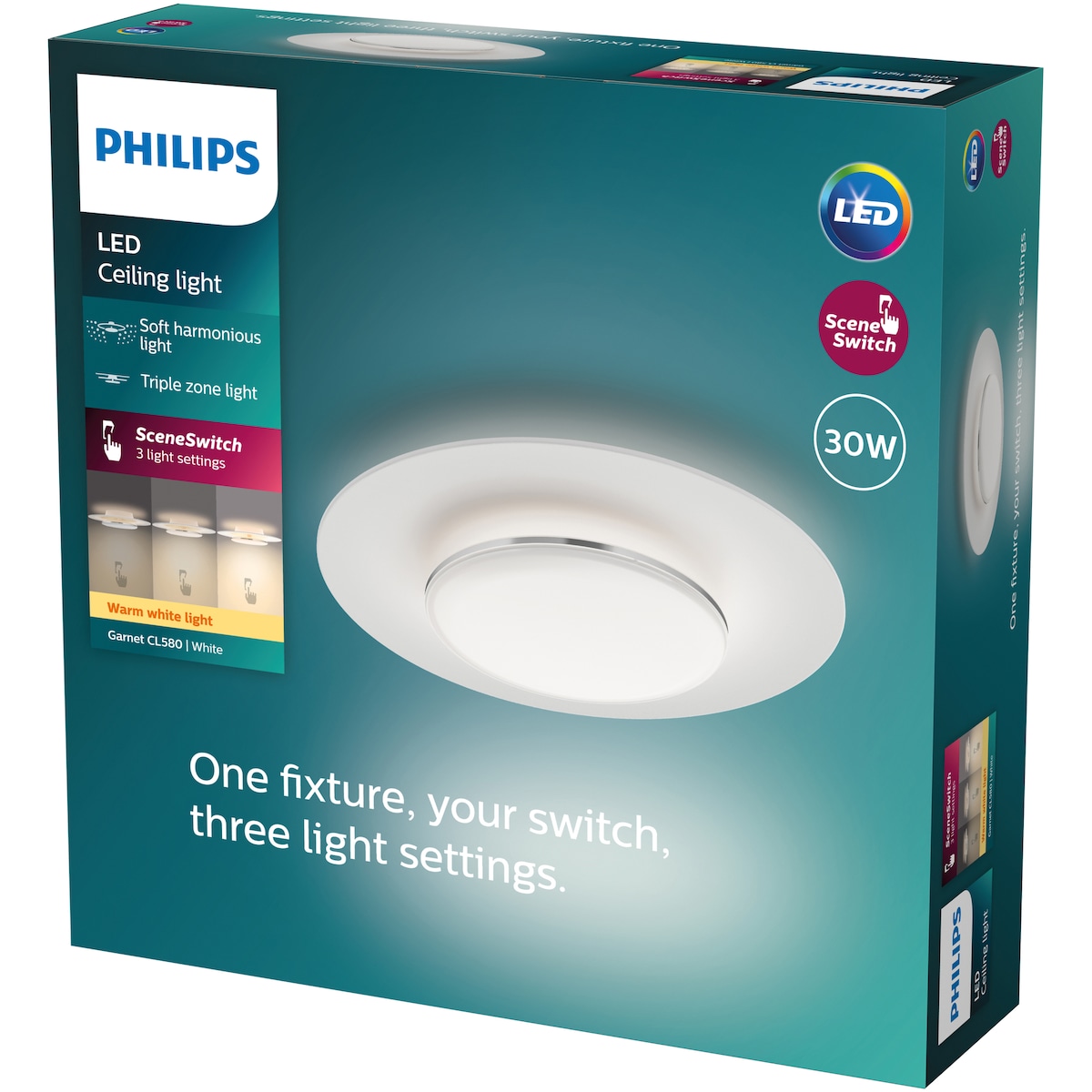 Philips Garnet taklampe 30W