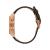 Nixon The Time Teller Chrono Leather Rose Gold / A1164-2001
