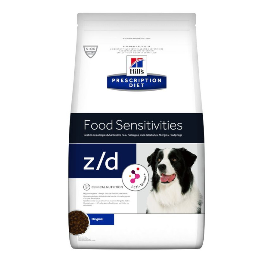 Ração Hill's Prescription Diet Food Sensitives z/d para cães