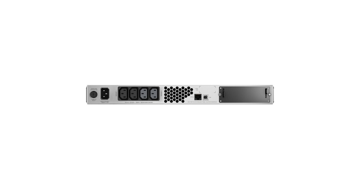 APCSmart-UPS 1500 VA, LCD RM 1 HE, 230 V ups  (Zwart, 4x C13 uitgang, 1U, SMT1500RMI1U)