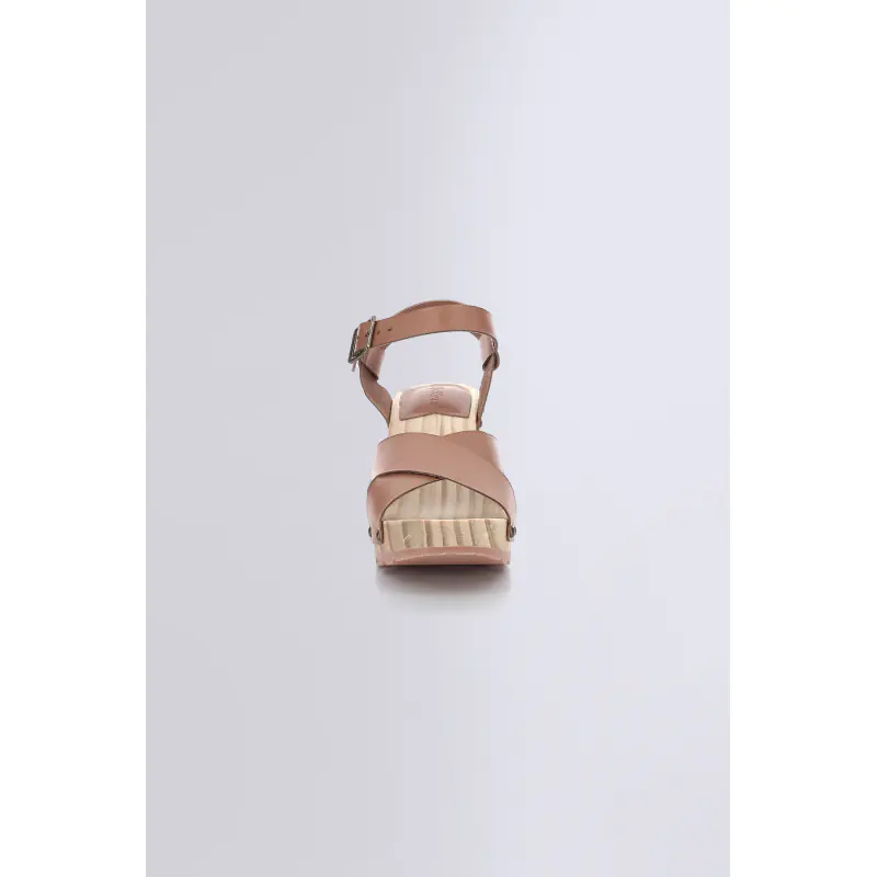 KICK WISE CAMEL SANDALES Cuir Femme