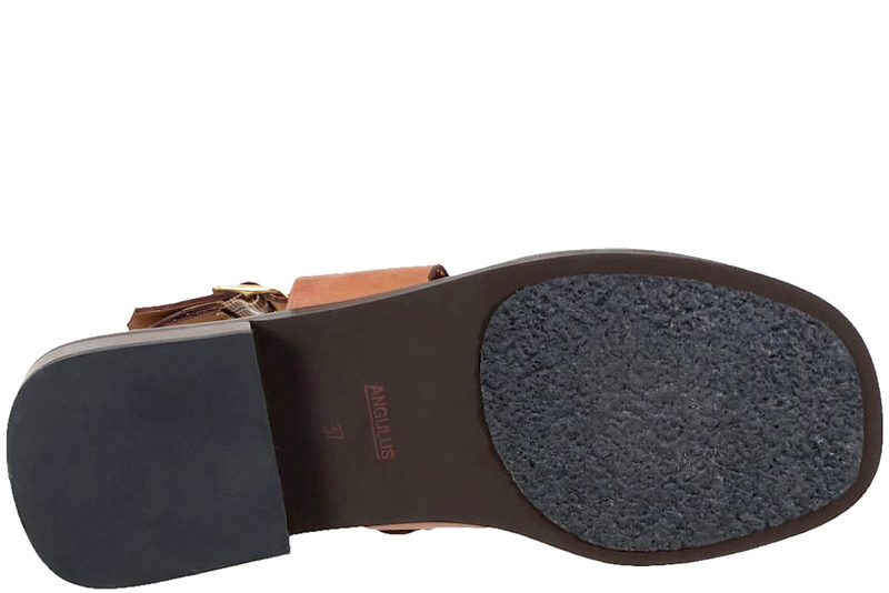 ANGULUS SANDAL I TAN GLAT SKIND