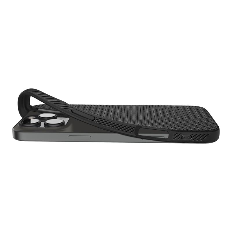 iPhone 16 Pro Liquid Air Case Gummi Hülle (ACS08117) - Schwarz