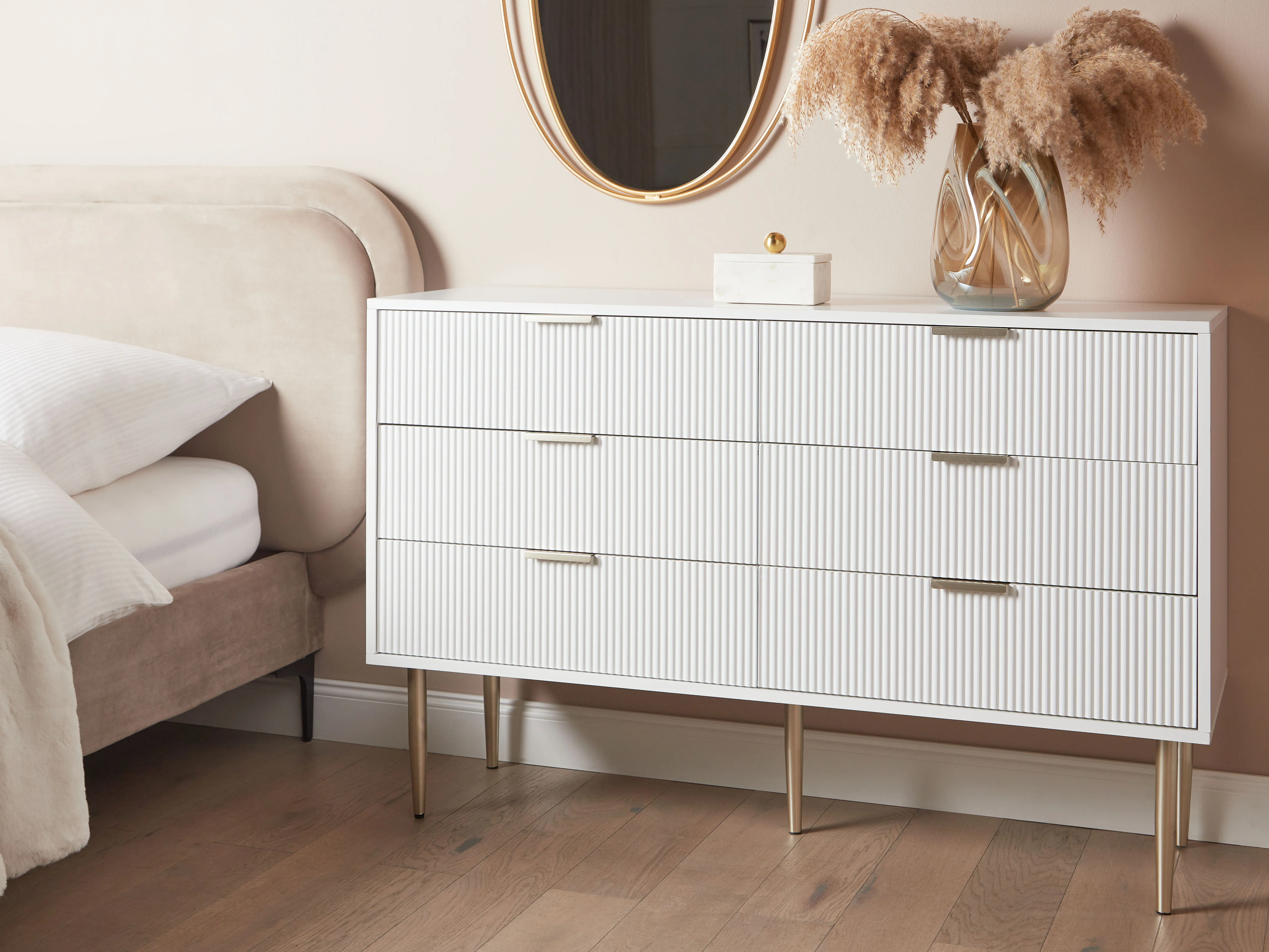 Ladekast 6 lades SOHO Wit