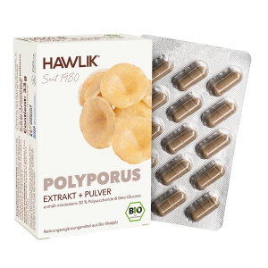 HAWLIK Polyporus Extrakt + Pulver Kapseln, 60 Stück