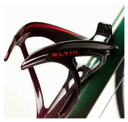 Porte-bidon Nerve - Fibre Noir et Rouge