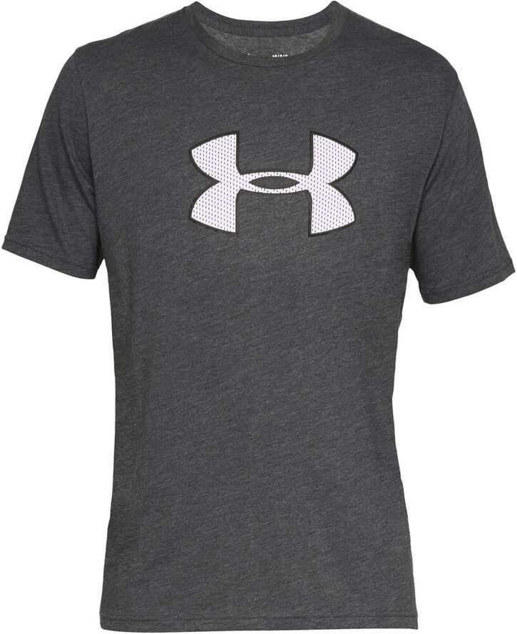 Under Armour Big Logo Traenings T Shirt Grå