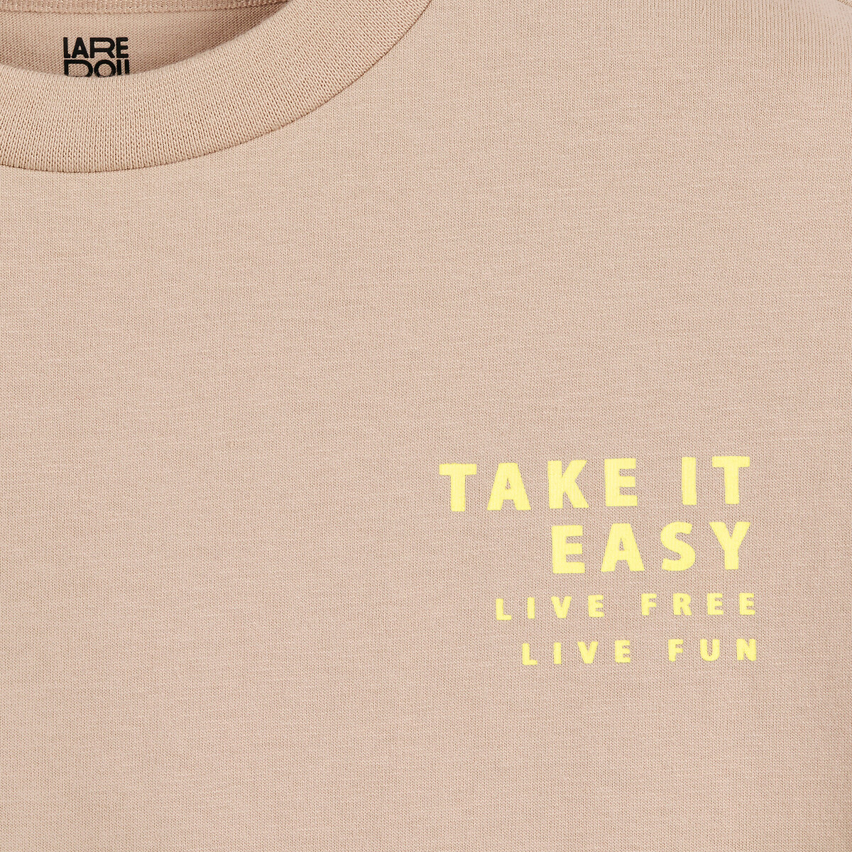 COLEÇÕES LA REDOUTE<br>Camiseta de manga curta com 