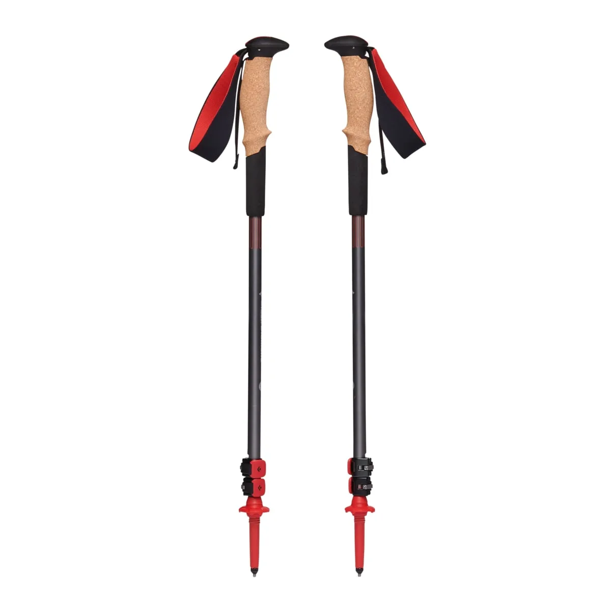 Black Diamond Unisex Pursuit Shock Trekking Poles Steel Grey/Octane