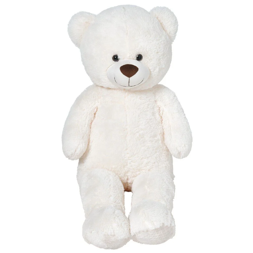 Peluche géante ours blanc