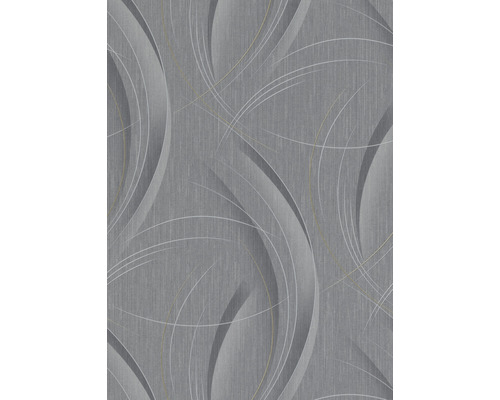 Vliesbehang 10218-10 GMK Fashion for Walls 3 strepen golven grijs