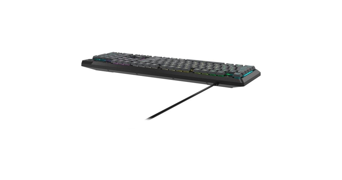 CorsairK55 CORE RGB, gaming toetsenbord  (Lichtgrijs, US lay-out, Membraan, RGB leds)