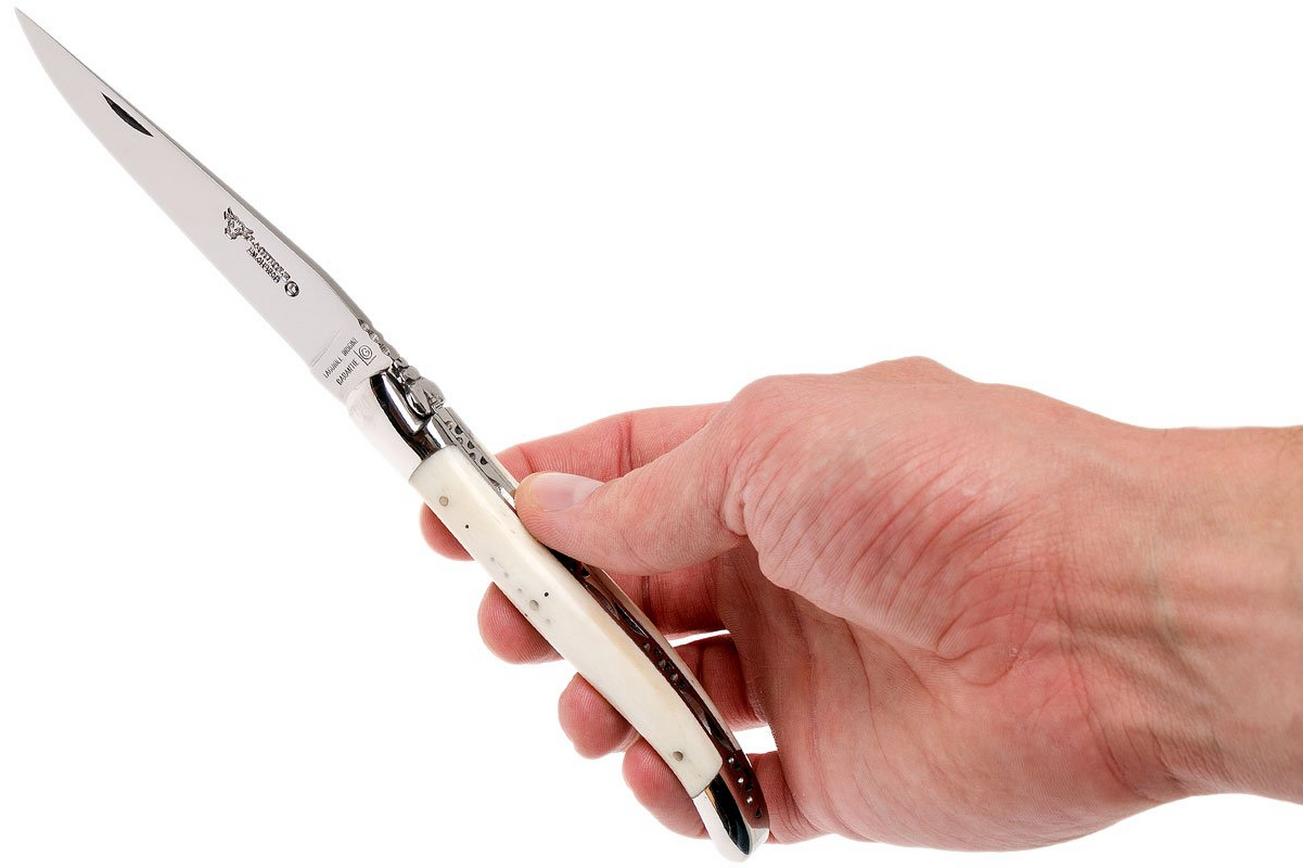 Laguiole en Aubrac Classic 12cm wit been L0212OSI-FSI1