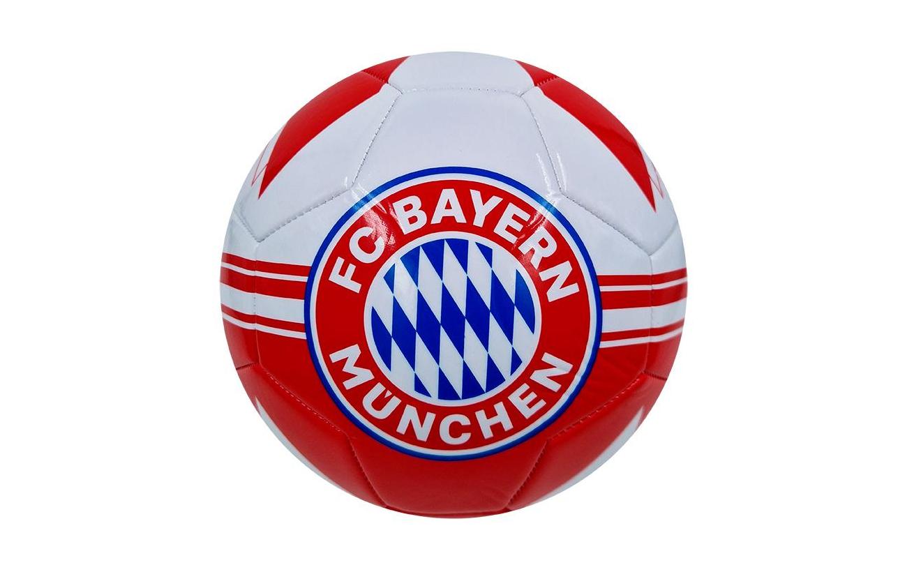 FC Bayern München bal rood/wit “Squares” met logo’s