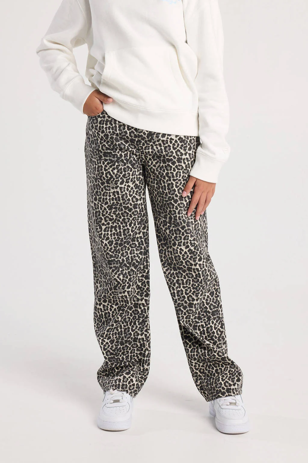 America Today loose casual broek bruin
