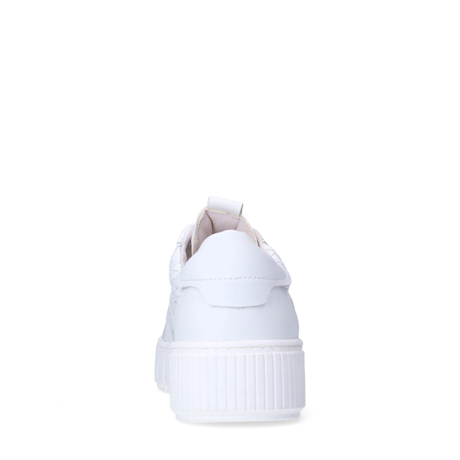 Witte leren sneakers