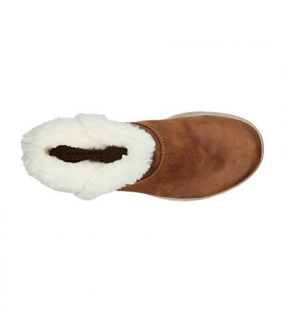 Botas Skechers Joy Endeavour On-The-Go na cor marrom