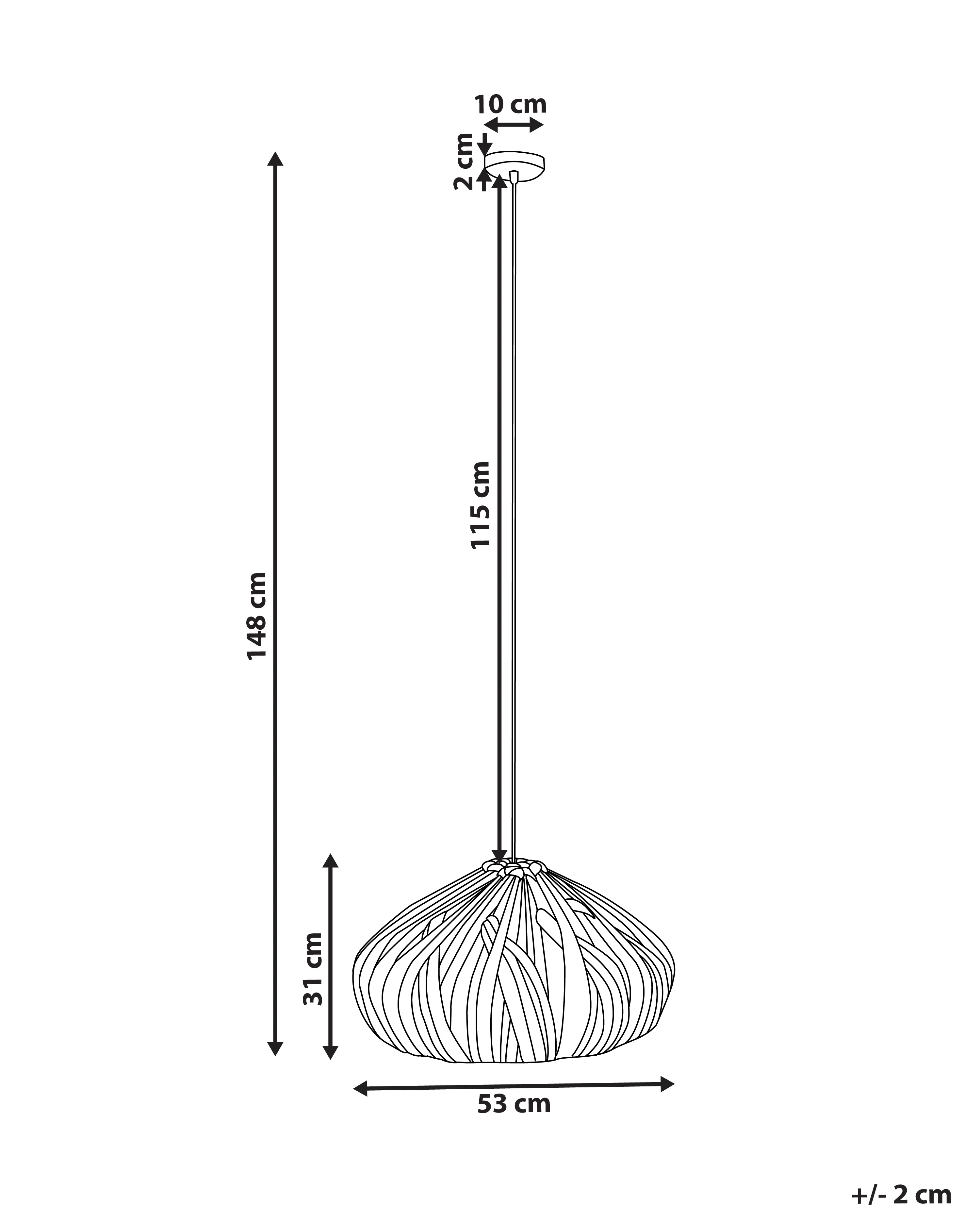 Hanglamp PASOS Waterhyacinth Natuurlijk