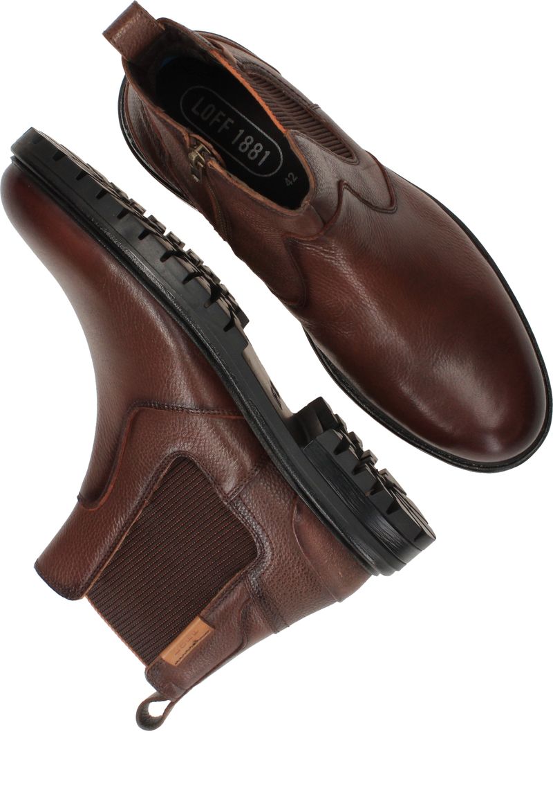 LOFF 1881 Chelseaboots Bruin Heren