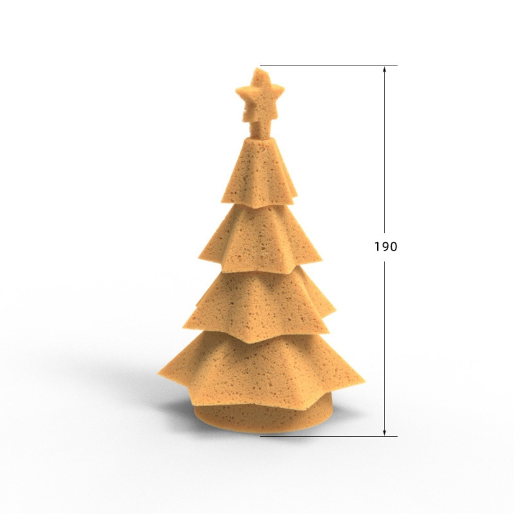 Silikon Weihnachtsbaum Form 3D Christmas Tannenbaum Backform - Grün