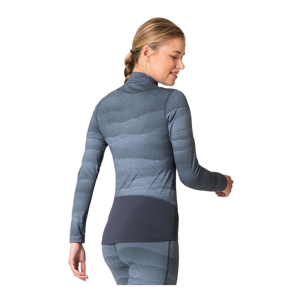 Odlo WHISTLER ECO - Sous-couche Femme folkstone gray/india ink