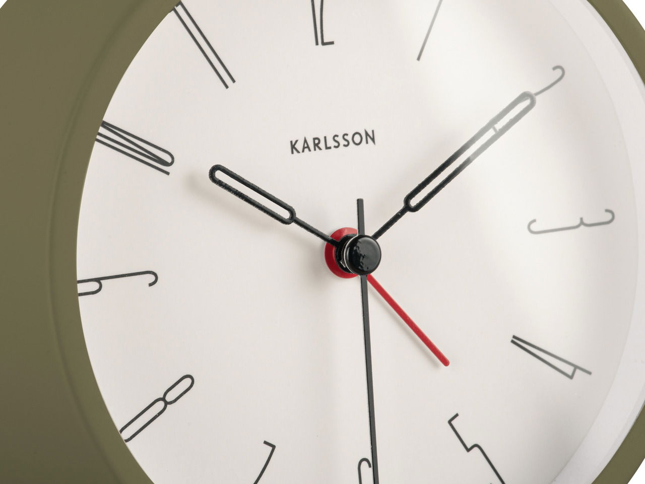 KARLSSON Alarm clock Belle Numbers iron