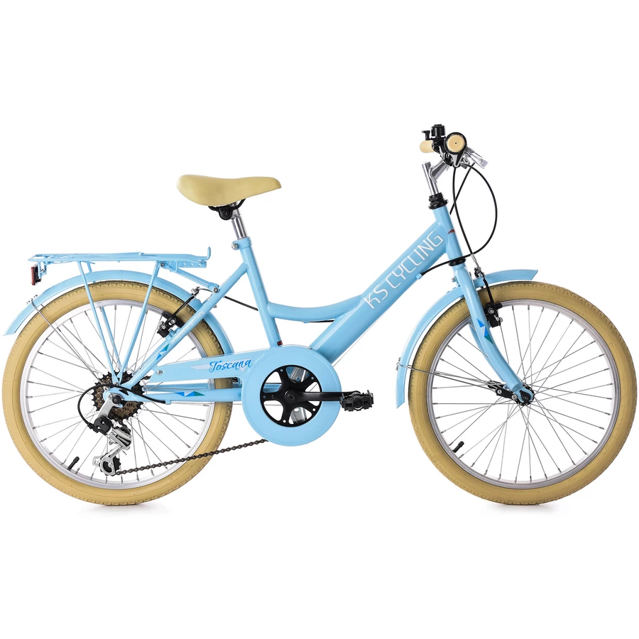 KS Cycling Jugendfahrrad Kinderrad 20 Toscana Blau