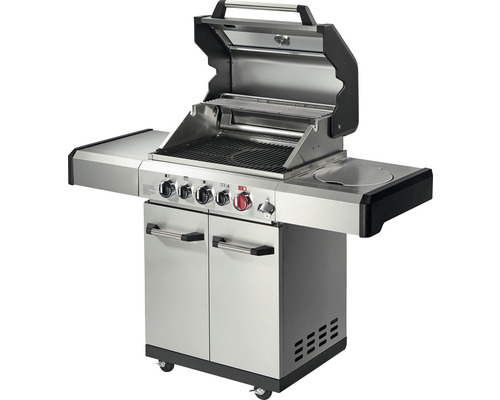 Enders Kansas II Pro 3 SIK Turbo gasgrill met 3 branders + achterbrander en uitneembare vetopvangbak