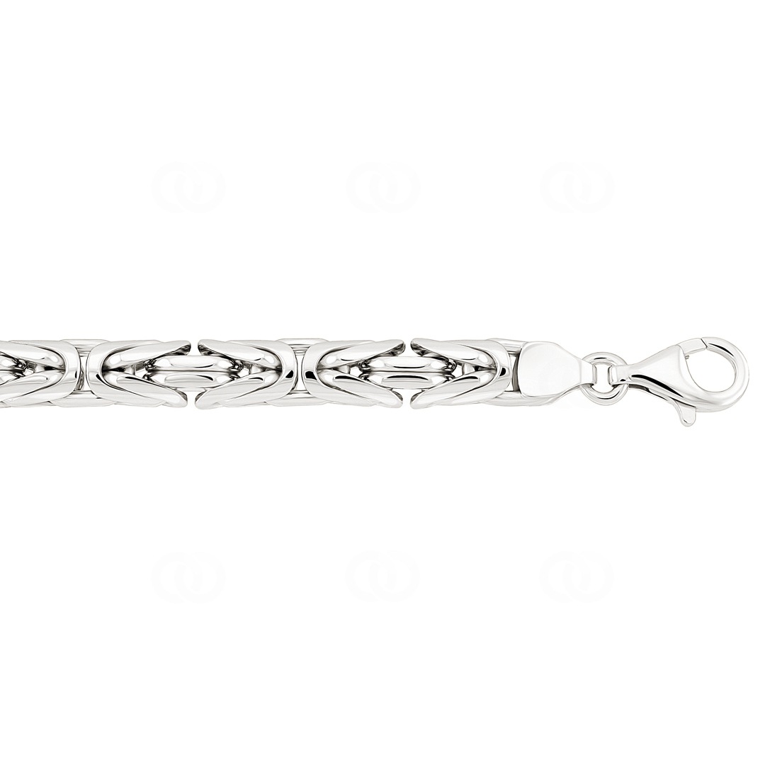 Königsarmband rund 925 Silber 8.0mm