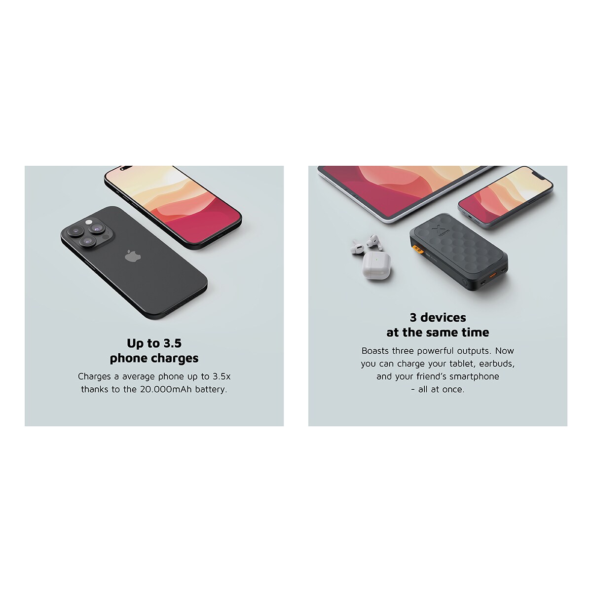Xtorm 35W Fuel Series 20000mAh powerbank (sort)