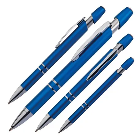 Easy Gifts Kugelschreiber aus Kunststoff, blau, 10 Stück