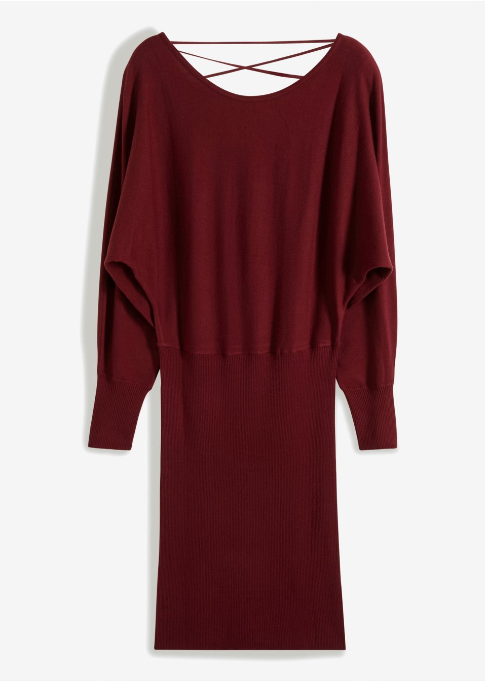 Robe en maille à laçage
