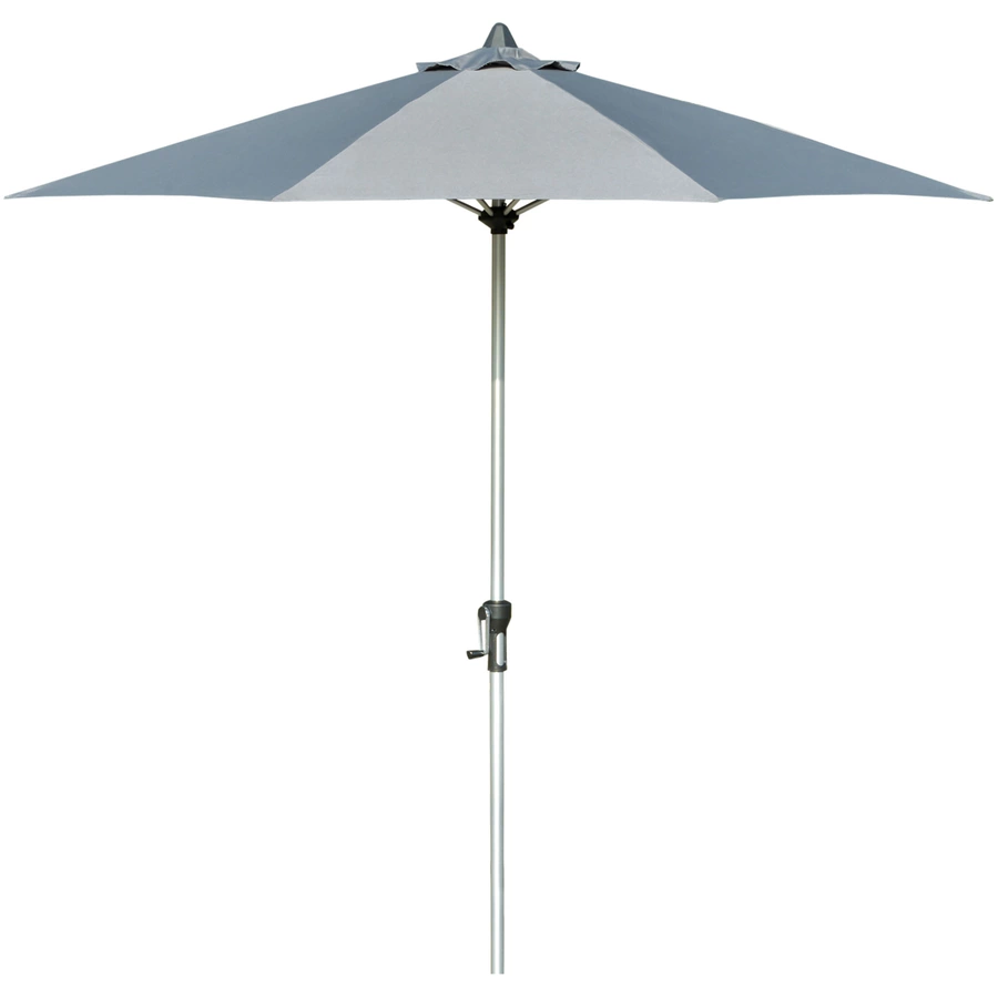 Outsunny Sonnenschirm mit Entlüftung grau