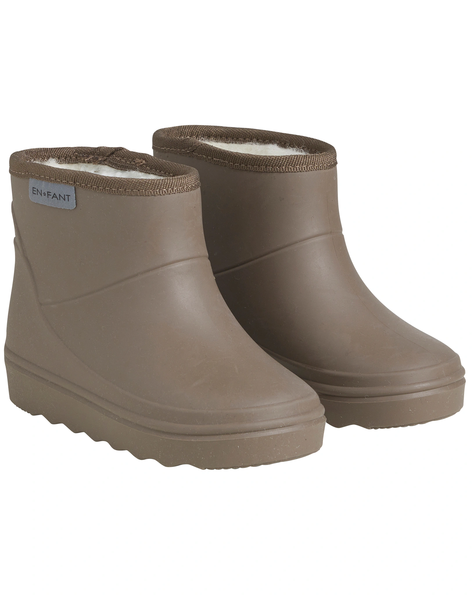 Thermo-Gummistiefel SOLID kurz in chocolate chip
