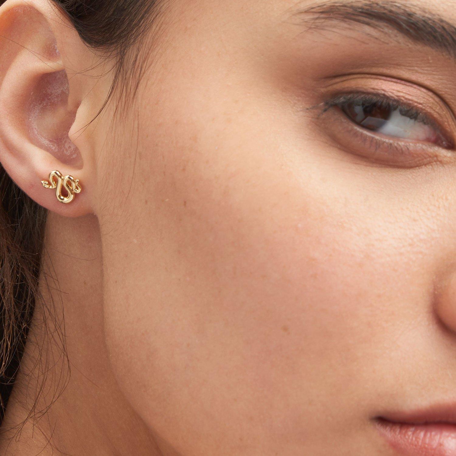 All We Are Snake Stud Earrings