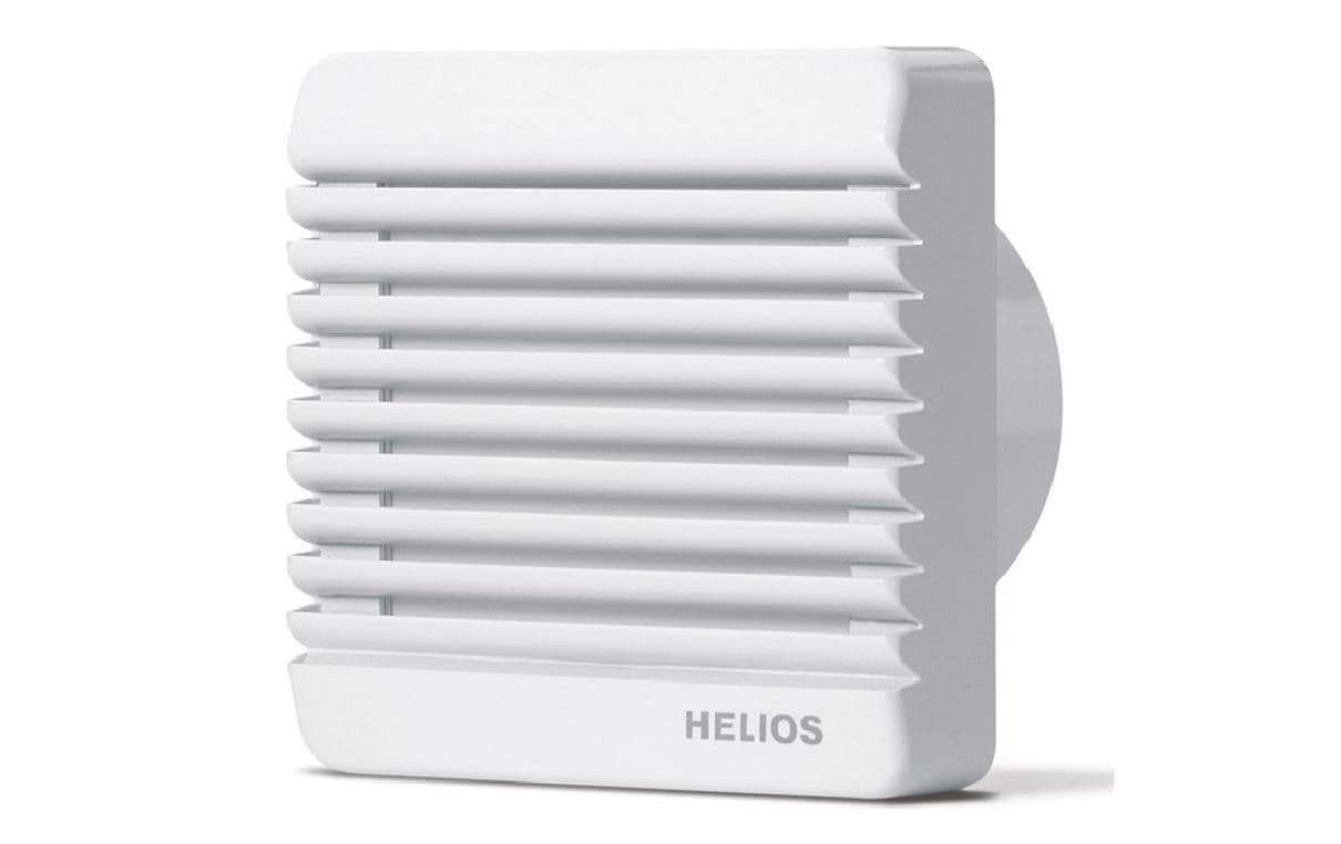 Toilettenventilator 230 V Lüfter ohne Nachlauf HR 90 KE<br>Minilüfter mit Kugellager elektrischer Verschlussklappe