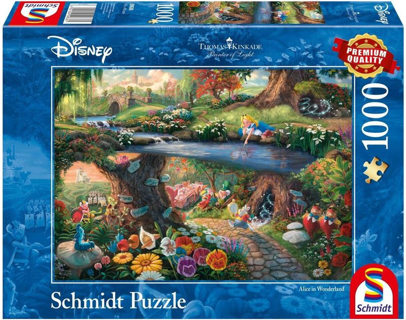 Schmidt Puzzle Legpuzzel Disney - Alice In Wonderland 1000 Stukjes