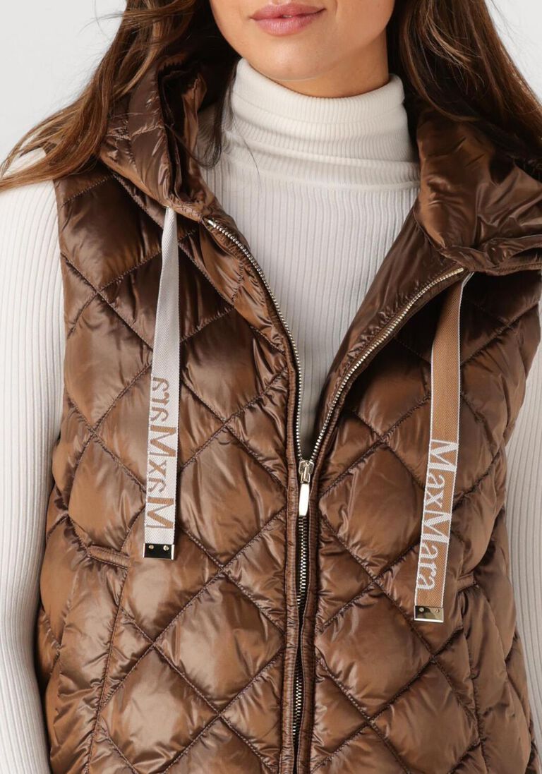 bruine max mara bodywarmer spacegi