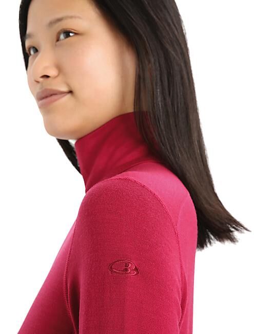 ICEBREAKER - T-SHIRT ML DEMI ZIP TECH 260 HALF ZIP W