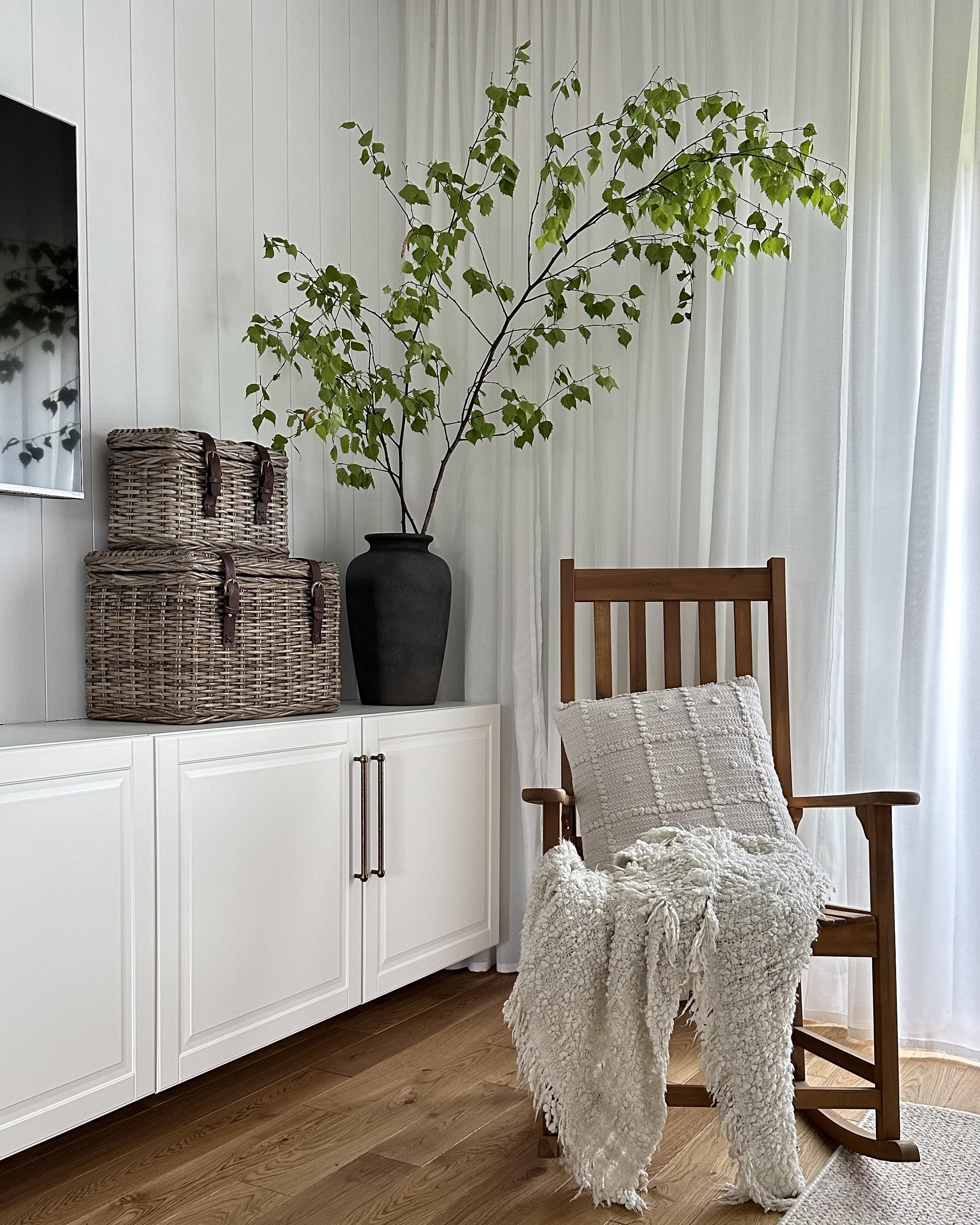 Set van 2 manden IRBID Rotan Natuurlijk