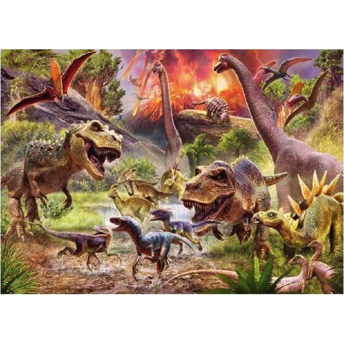 Ravensburger Dinosaure Dash - Puzzle 60 pièces