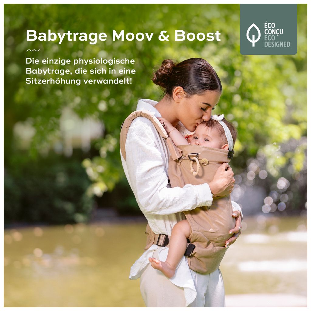 BabymoovBabymoov   Babytrage Moov & Boost hazelnut beige